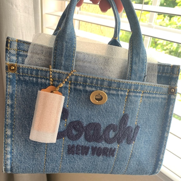Coach Denim Cargo Tote Bag 20 - Picture 14 of 16